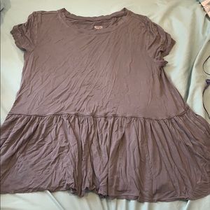 Super flowy top from target. Cute with leggings.